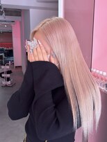 ダズリングディア(Dazzling Deer)&nbsp;ホワイトミルクティー/ハイトーン/ストレートロング