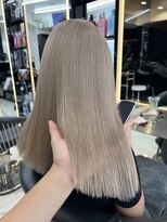 ラピス 渋谷本店(Lapis)&nbsp;ホワイトミルクティー/ブリーチカラー/ハイトーン/髪質改善