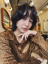 ヒュージ 三軒茶屋(huge)&nbsp;ショートボブ/ミニボブ/ニュアンスパーマ/顔周りカット/20代30代