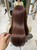 クロムス 梅田茶屋町店(clomus)&nbsp;髪質改善×ピンクベージュ　 梅田 茶屋町