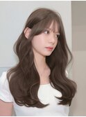 くびれ韓国ヘアココアブラウン
