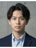 メンズビジネスフェザーパーマ＃16京都駅