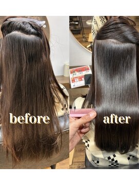 アンベリール(Embellir) ダブルカラー　縮毛矯正　酸性縮毛矯正　前髪縮毛矯正