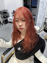 ボルド(Bordo)&nbsp;【大通り】アプリコットオレンジ×レイヤーカットで垢抜け美人に