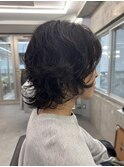 浦安/南行徳 ダークブルー ワンホンレイヤー ニュアンスウルフ