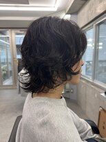 ハート(HART)&nbsp;浦安/南行徳 ダークブルー ワンホンレイヤー ニュアンスウルフ