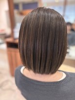 デフィ アオヤマ(defi AOYAMA) 艶感ブラウンの美髪ボブスタイル