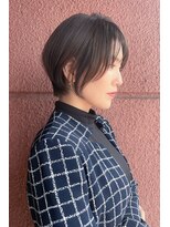 トップシェイプ(TOP SHAPE) 大人美シルエットショートボブ小顔見せナチュラルレイヤー抜け感
