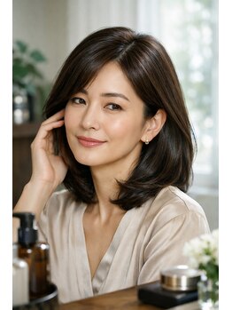 ヘアーアート ジュース 志紀(Hair art Juice)の写真/白髪もおしゃれに。オーガニックからハイライトまで自在に対応。