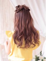 ラ ブレス なんばスカイオ(LaBless)&nbsp;大人可愛い トップ編み込み着物ヘアアレンジ