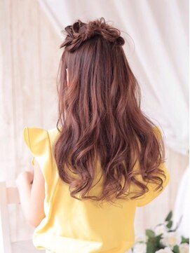 ラ ブレス なんばスカイオ(LaBless) 大人可愛い トップ編み込み着物ヘアアレンジ