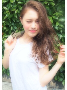 リマ(RIMA) 【RIMA】HARUKI 外国人風☆セミウェット×方がけアレンジ