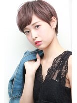プランツヘアー&nbsp;「プランツヘアー」原 依里 オン眉 小顔 無造作ショート