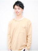 【GRANHAIR豊岡店】メンズ黒髪×ウエットヘアー