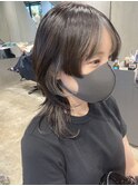 bibito インナーカラー ウルフカット 前髪 ダブルカラー