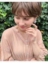 センス(SENSE)&nbsp;【自由が丘 SENSE】ミニマムショート×オリーブカラー