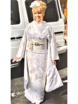 デザインヘアーピアジェ 八木店(DESIGN HAIR PIAGET) ☆豪華絢爛☆ピアジェ成人式・着付・アップ☆全身ホワイト系♪