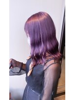 エイミー(Aimee)&nbsp;Aimee パープルカラー×ブリーチカラー