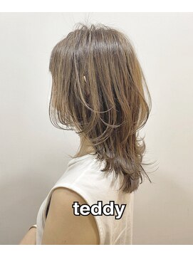 テディ 自由が丘店(teddy) 【テディ】ウルフカット　ウルフボブ　インナーハイライト
