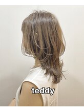 テディ 自由が丘店(teddy) 【テディ】ウルフカット ウルフボブ インナーハイライト