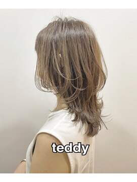 テディ 自由が丘店(teddy) 【テディ】ウルフカット ウルフボブ インナーハイライト