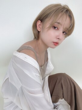 ルービック 京橋(Rubik's) 大人かわいいハイトーンボブ