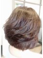 ヘアー アンド スパ ルクシア(hair&spa Luxia)&nbsp;毛先を流して大人エレガント