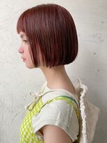 テイラー(Taylor)&nbsp;Taylor【大宮】　オリーブグレージュ×愛されボブ