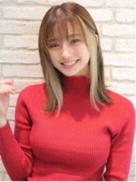 アグ ヘアー エマ 二日市店(Agu hair emma) 《Agu hair》おしゃ感★インナーベージュセミディ