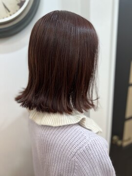 パース 横浜(PERS) ブリーチなしピンクカラー