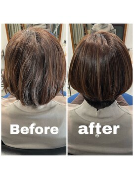 スピカ(SPICA) 【ケアカラーコース】お客様施術事例