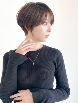 ロンドエニカ 大宮(Lond enika) 切りっぱなしボブエアリーロング美髪ピンクブラウン[大宮]