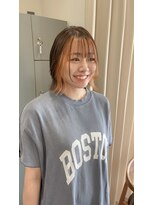 ティム(tim)&nbsp;フェイスフレーミング　オレンジカラー