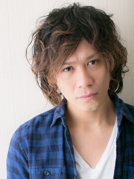 グルーミングサロン バーバー キャッスル 北浦和西口(Grooming salon Barber Castle) ワイルドなツイストスパイラルのミディアムボブウルフS北浦和