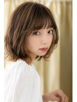 カバーヘア ブリス 戸田公園西口店(COVER HAIR bliss) □ミルクティーアッシュ大人ボブウルフ307★戸田公園20代30代