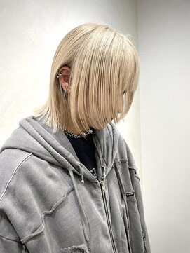 ジゼル(gisele) ブロンド×レイヤーボブ