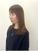 大人ハイライト×ストレート30代40代