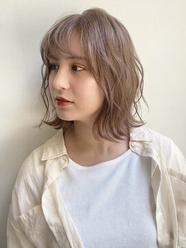 ラミエバイメルト 下北沢(lamie by melt) 花田/ハイトーンボブ/似合わせカット/イメチェン/レッドブラウン