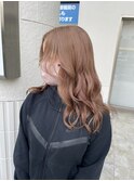 韓国　ミルクティー　ベージュ