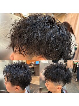 銀座マツナガ 浅草店 【大人気】ツイストスパイラルツーブロックビジネス◎