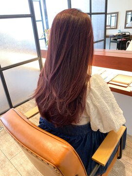 マーリャヘアー(mallia hair) レイヤースタイルレイヤーカットロングレイヤー小顔スタイル
