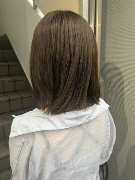 ローレンジウ(LOREN JU) 透明感髪質改善ベージュダブルカラーミルクティーグレージュ