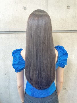 ユアーズヘア 神楽坂店(youres hair) 艶ロンググレージュ/大人艶ロング/ロングヘア/髪質改善