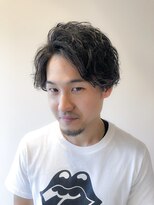 ロンドグロワール 大宮(Lond Gloire)&nbsp;センターパート　刈り上げマッシュ　パーマ