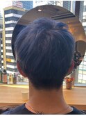 ブリーチあり ネイビーブルー