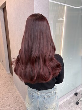 ボタン ハカタ(VOTAN hakata) 【博多美容室/坂本早苗】ピンクカラー/ロングヘア/韓国ヘア