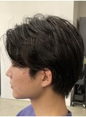 スパイキーショート/ニュアンスパーマ/韓国マッシュ/men's