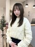 【透け感★】カット＋フルカラー￥5500※メンズ、ショート不可［韓国/顔周り］
