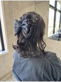 ハーフアップ＊ヘアアレンジ