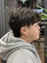 エムスラッシュ みなとみらい馬車道店(M SLASH) シャドウパーマ/ツーブロック/毛流れパーマ/メンズ　馬車道